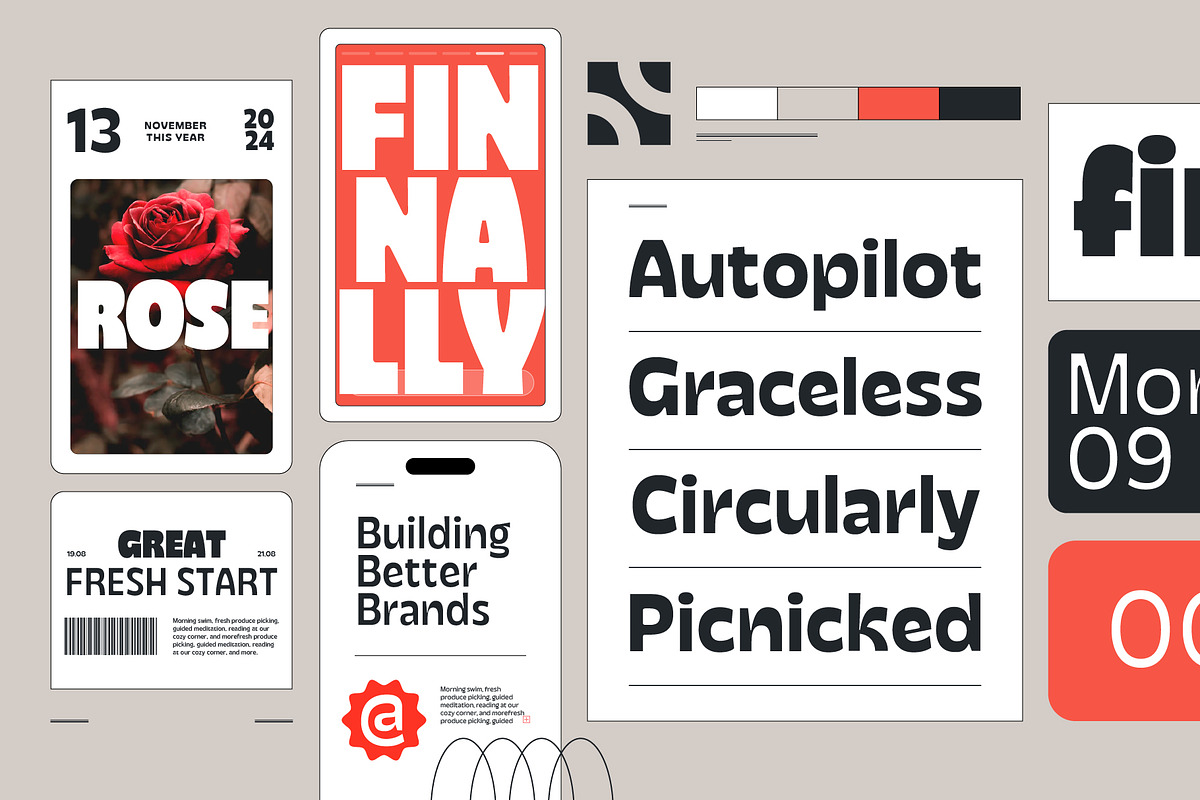 Facers, a Sans Serif Font by Adam Fathony (Photo 7 of 18)