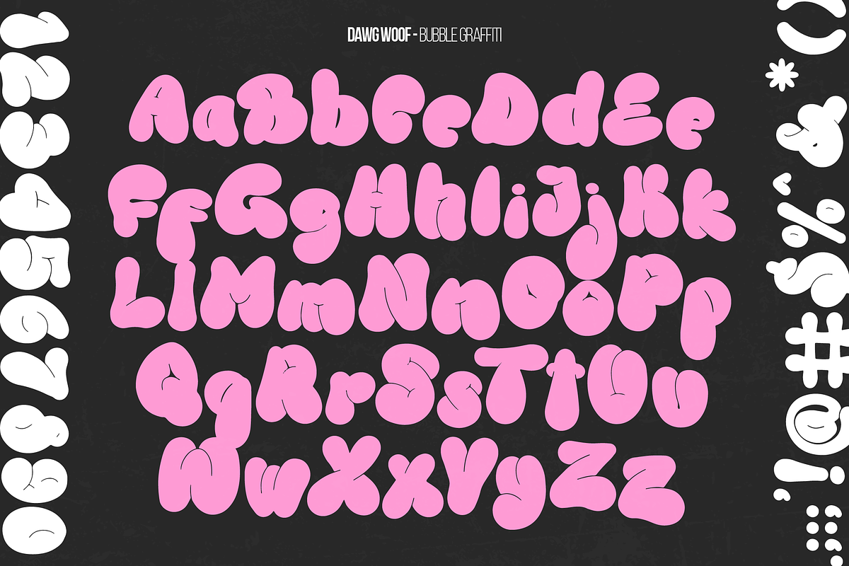 Woof Dawg | Bubble Graffiti, a Handwritten Font by Denustudios (Photo 13 of 15)