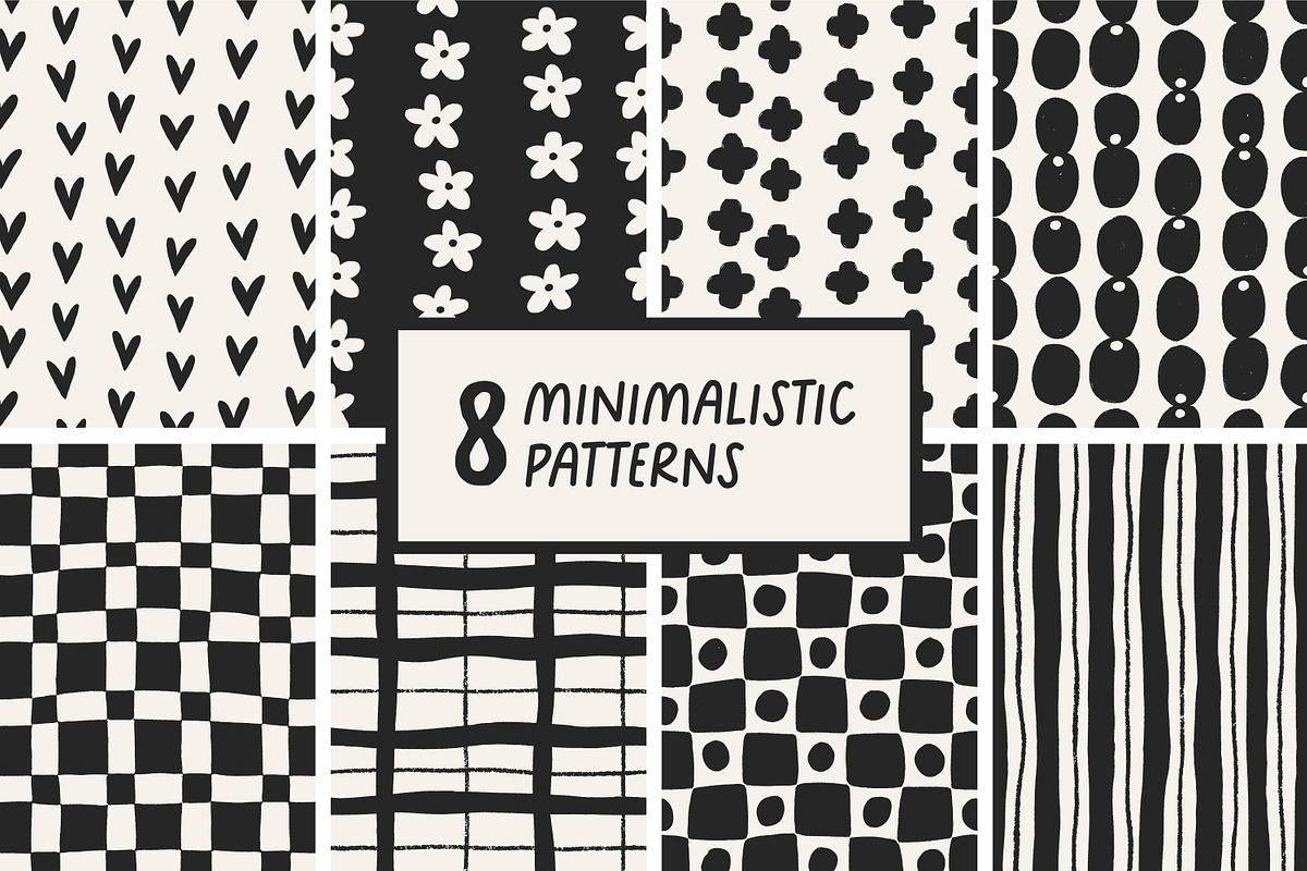Abstract seamless pattern design set, a Pattern Graphic by Good Studio (Photo 1 of 17)
