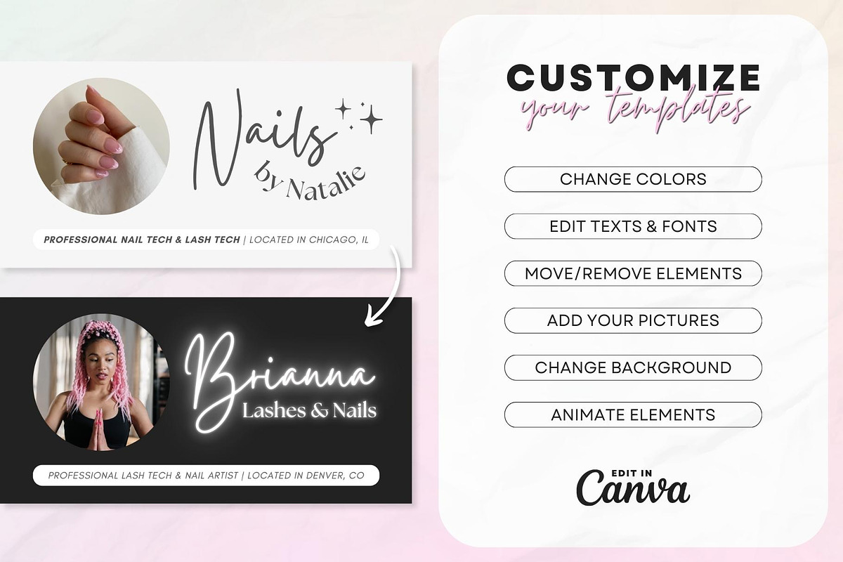 Nail Tech Acuity Scheduling • Canva, a Websites & App Template by OniriqveDesigns (Photo 5 of 8)