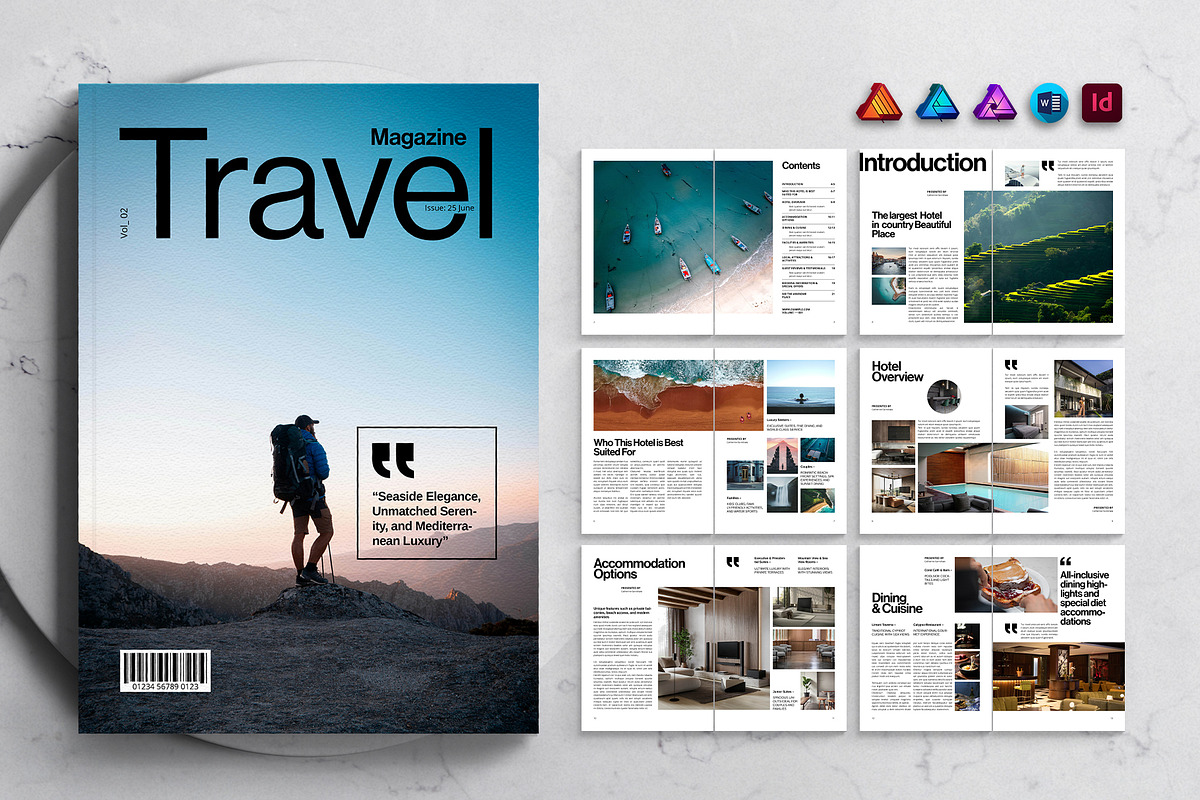 Travel Magazine Template