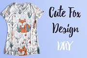 Cute fox.Vector design collection, an Animal Illustration by TashaDraw (Thumbnail 3 of 10)