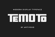 Temoto Strong Sans Serif Font, a Sans Serif Font by Artiveko (Thumbnail 1 of 10)