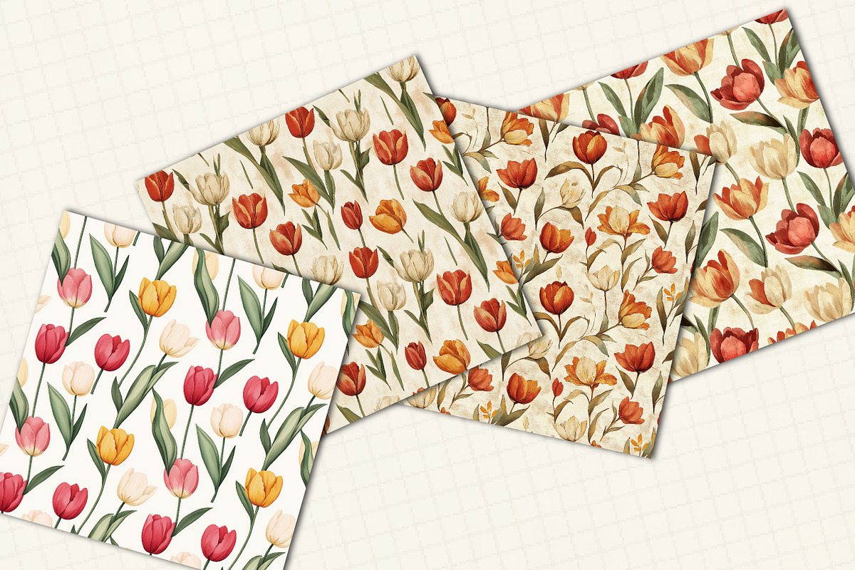 Tulip Flower Bloom Clipart, an Illustration by OK Design (Photo 5 of 5)