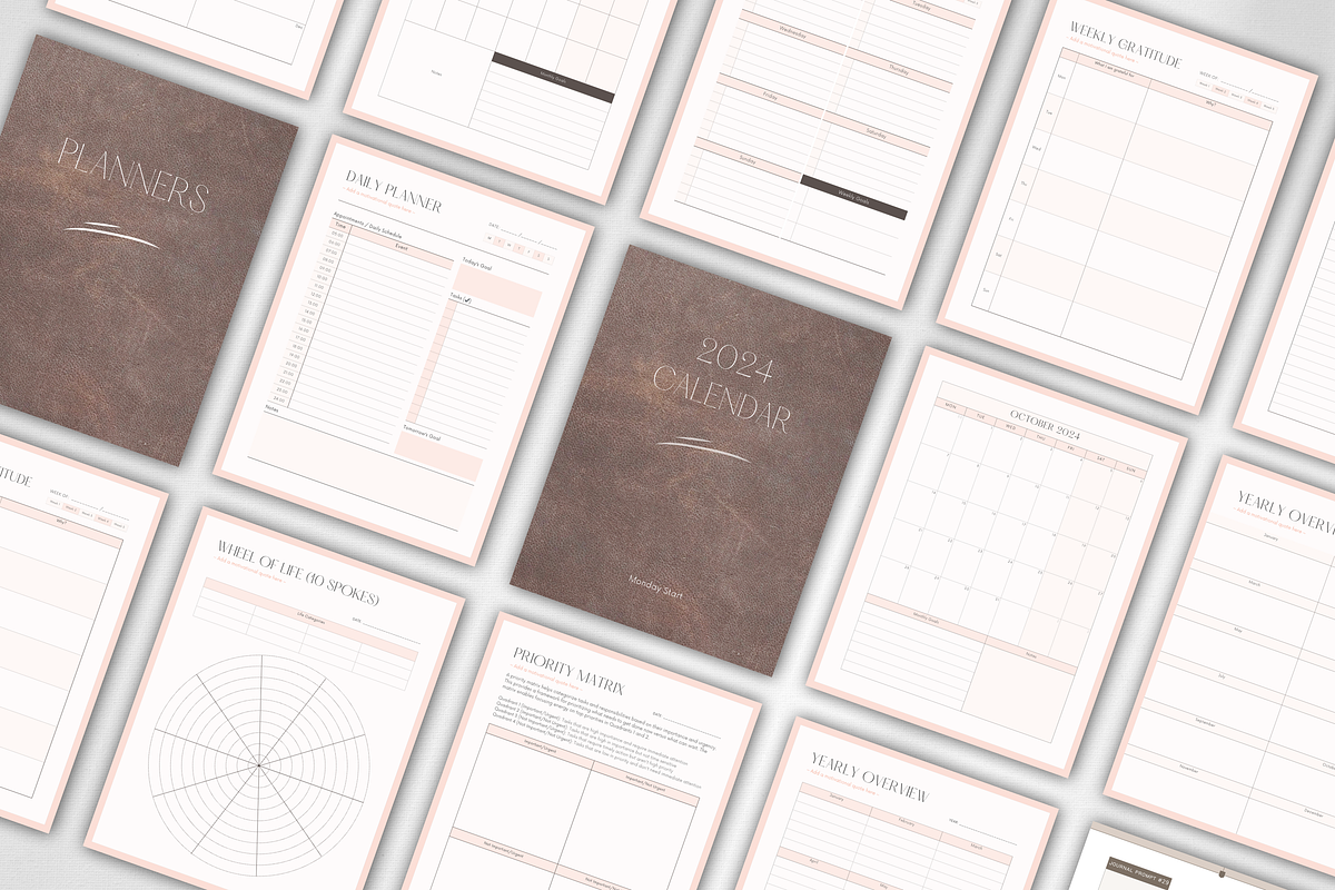 PLR Printable Templates | Planners, a Branding & Logo Template by Designs by Darowan (Photo 2 of 10)