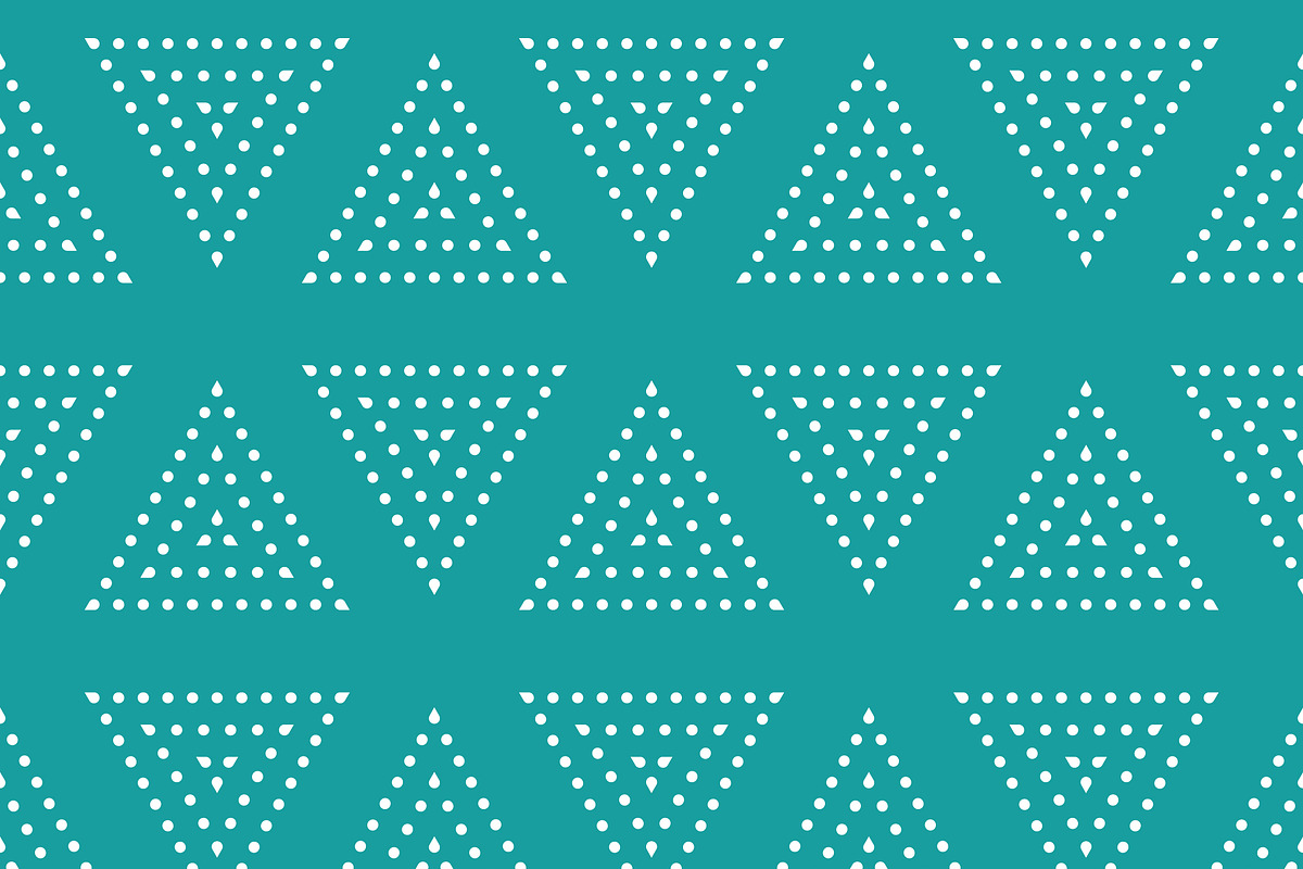 Triangles. Dot seamless Patterns., a Pattern Graphic by AnastasiaFlowStudio (Photo 2 of 2)