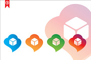 Cube Cloud / Creative - Logo Templat, a Branding & Logo Template by Artha Desain (Thumbnail 2 of 5)