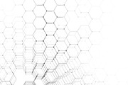 Chemistry 3D pattern on white, a Healthcare Illustration by VectorShop (Thumbnail 3 of 6)