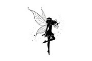Magical Fairy Silhouette Bundle, an Illustration by jahid234 (Thumbnail 4 of 51)