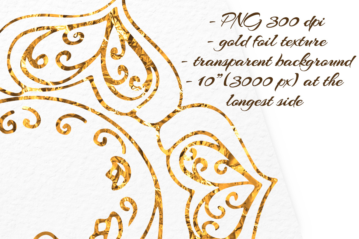 Gold chakras clipart, an Object Graphic by SweetRenieDesigns (Photo 3 of 3)