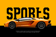 Hotspor - Sport Racing Font, a Sans Serif Font by Iqsiart Studio (Thumbnail 2 of 9)