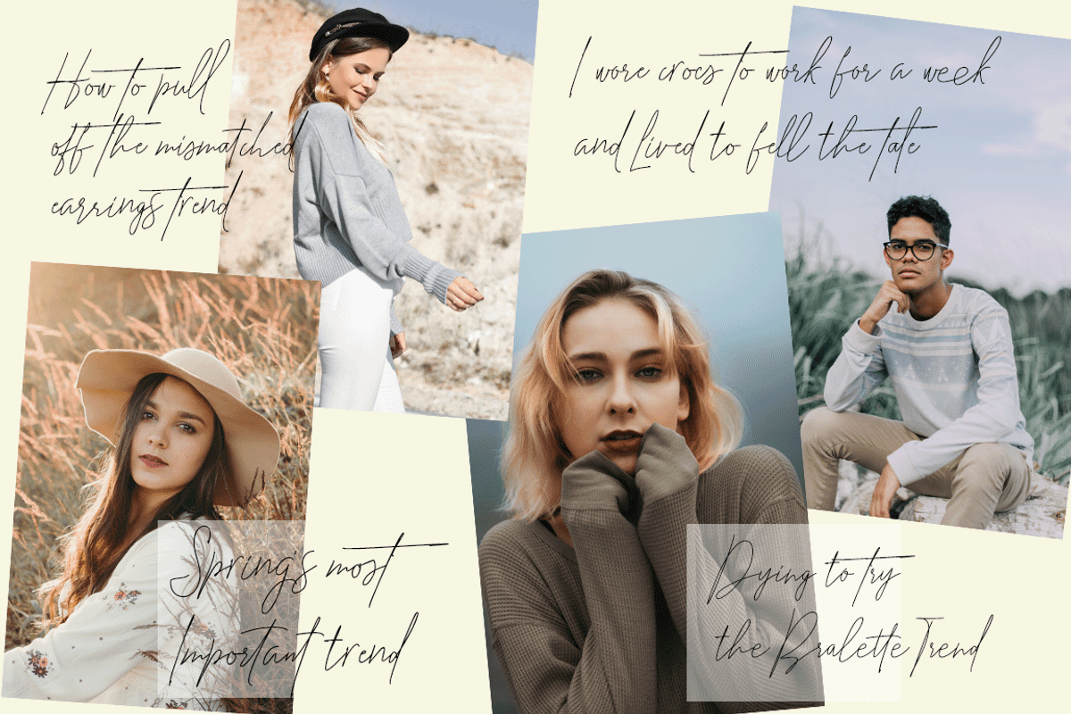 Elegantly&Modest FontDuo preview 8
