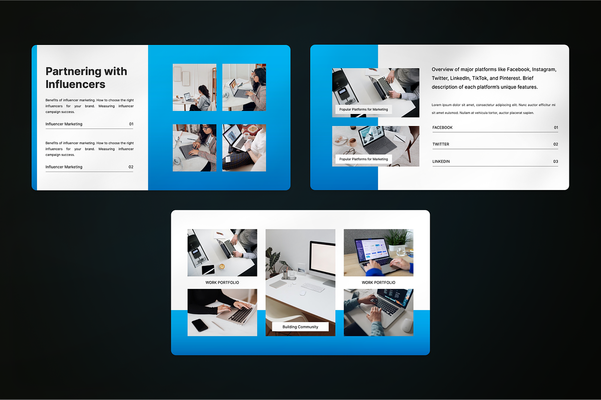 Social Media Marketing PowerPoint, a Presentation Template by SquidPixey (Photo 5 of 7)