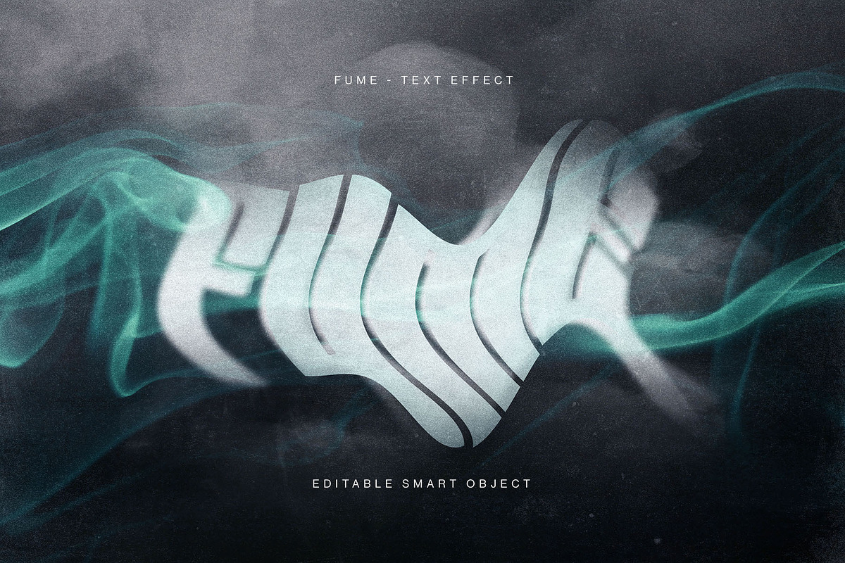 Smoky Text Effect Template, a Layer Style Add-On by DesignerCandies (Photo 1 of 5)