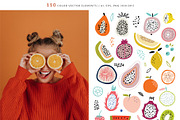 Fruits | 313+ elements, a Graphic by Oksana Stepova (Thumbnail 7 of 13)