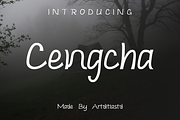 Cengcha font, a Handwritten Font by artditiastd (Thumbnail 1 of 3)