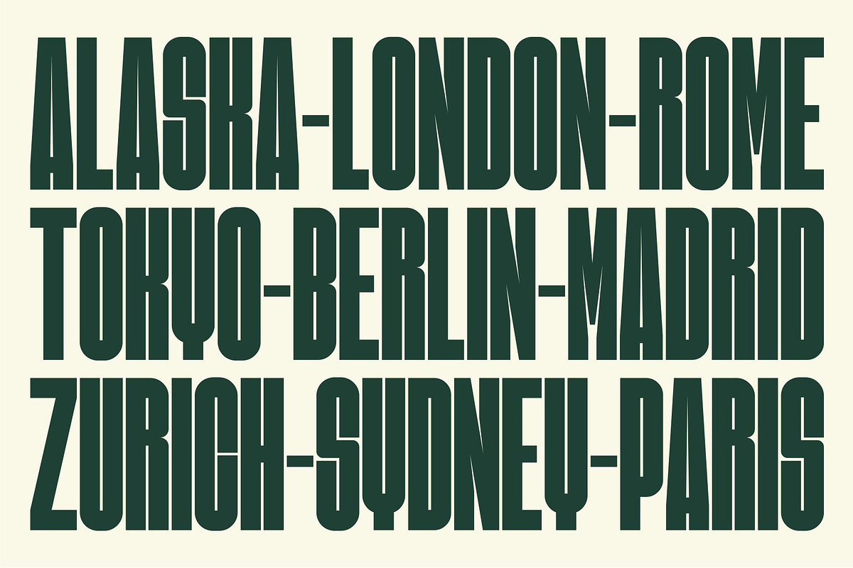 Quinton | Ultra Condensed Font preview 5