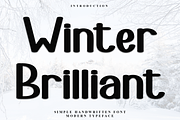 Winter Brilliant, a Script Font by InermediaSTUDIO (Thumbnail 1 of 8)