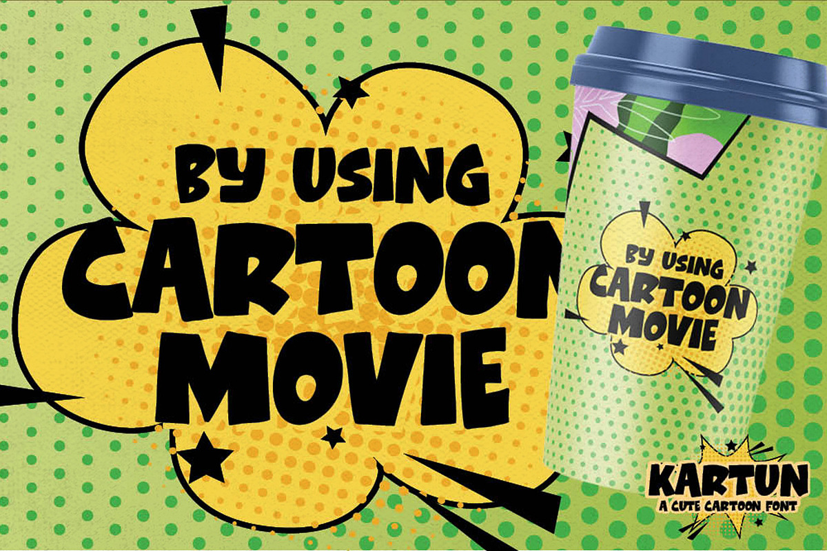 Kartun - A Cute Cartoon Font, a Sans Serif Font by Gassstype (Photo 6 of 8)