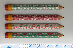 Seamless Vintage Christmas Patterns