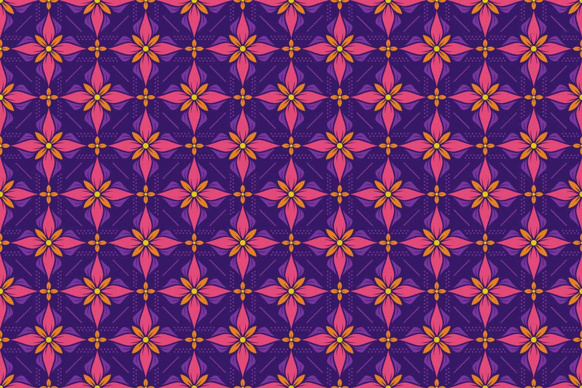 Pink and Purple Abstract Pattern, a Pattern Graphic by Mightyfire