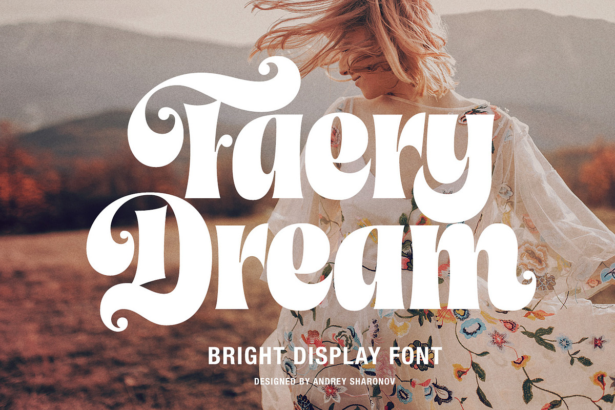 Faery Dream Display, a Serif Font by Andrey Sharonov (Photo 1 of 20)