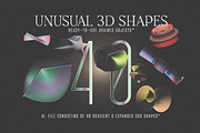 Unusual 3D Shapes, an Object Graphic by Kapoor Design Empire (Thumbnail 1 of 3)