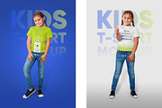 Mixed Kids T Shirt Mockups Vol3, a Shirt Mockup by Hi, Mock-Up! (Thumbnail 12 of 15)
