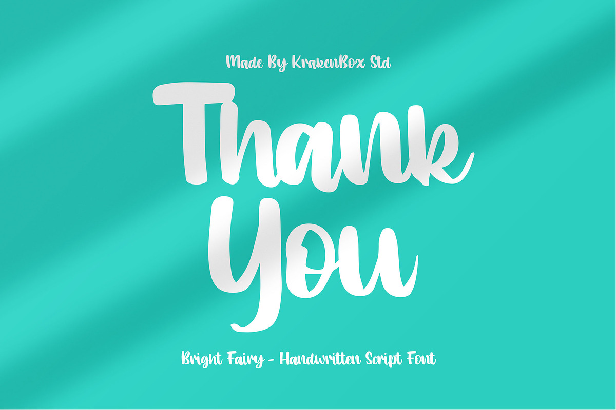 Bright Fairy - Handwritten Font, a Script Font by Krakenbox Studio