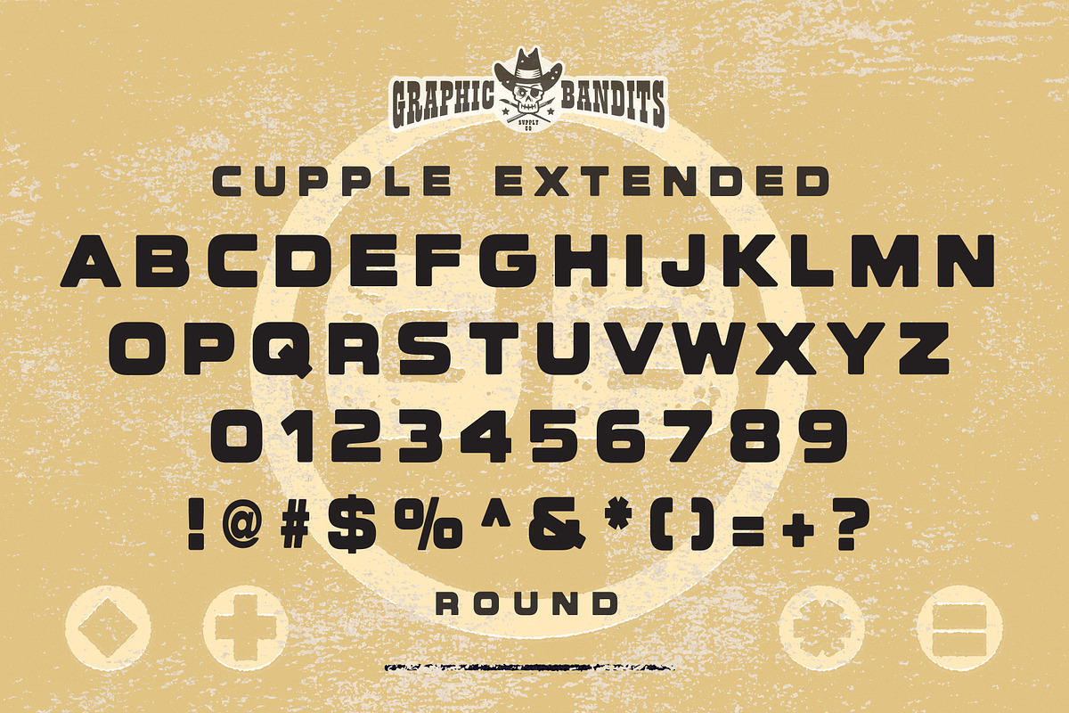 Cupple Extended 5 Font Family preview 3