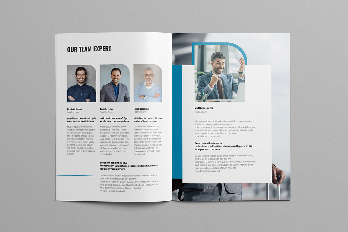 Business Plan Template Canva, a Brochure Template by Pixelpick