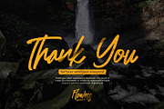 Flowess - Brush Font, a Handwritten Font by Gassstype (Thumbnail 9 of 9)