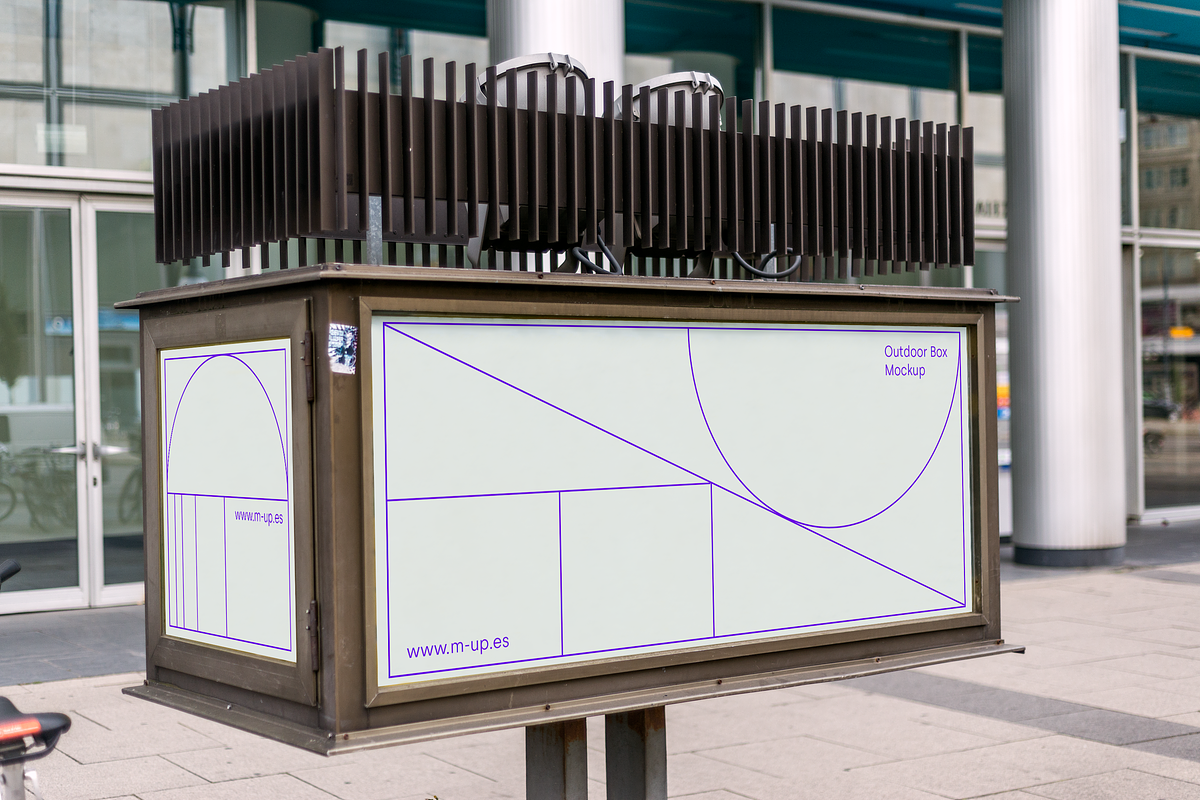 Berlin Outdoor Box Mockup, an Advertising Mockup by M-up (Photo 2 of 2)