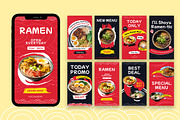 Ramen Instagram Story - Canva,Ai,Psd, a Social Media Template by Jiwstudio (Thumbnail 3 of 3)