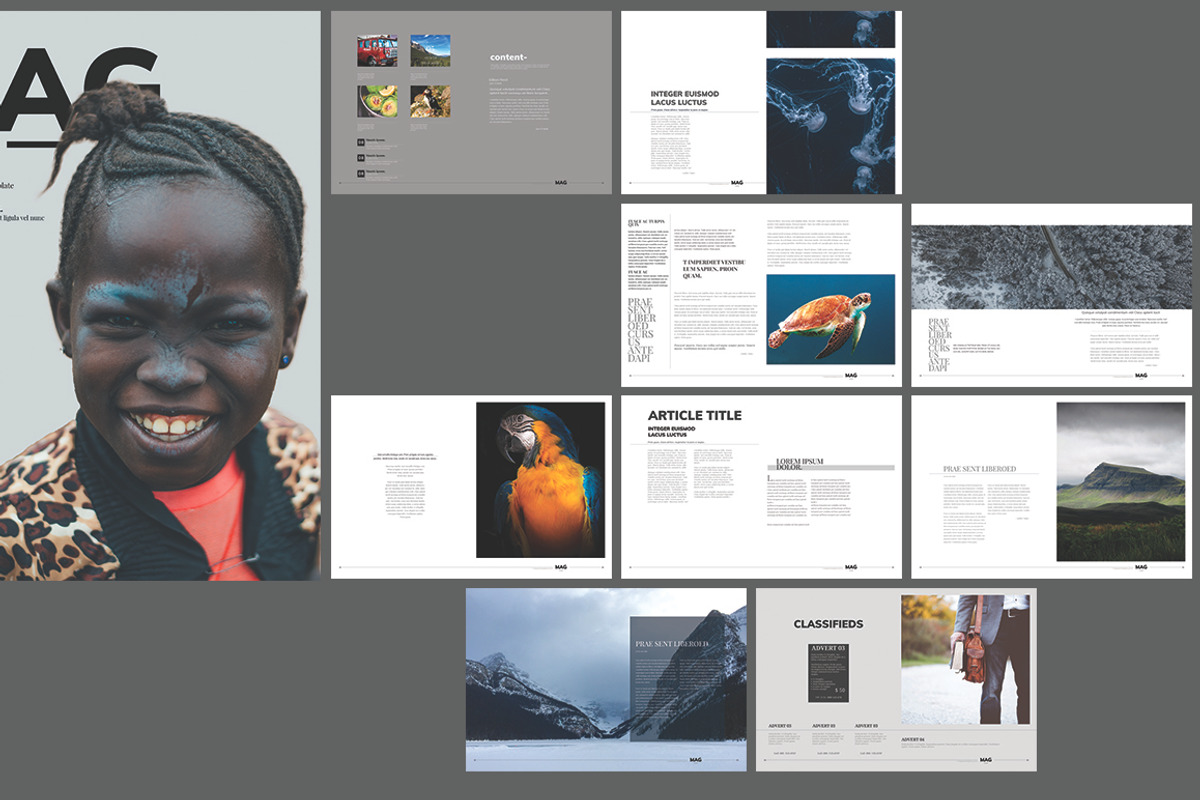 Magazine Template 08, a Magazine Template by pmvch (Photo 2 of 12)