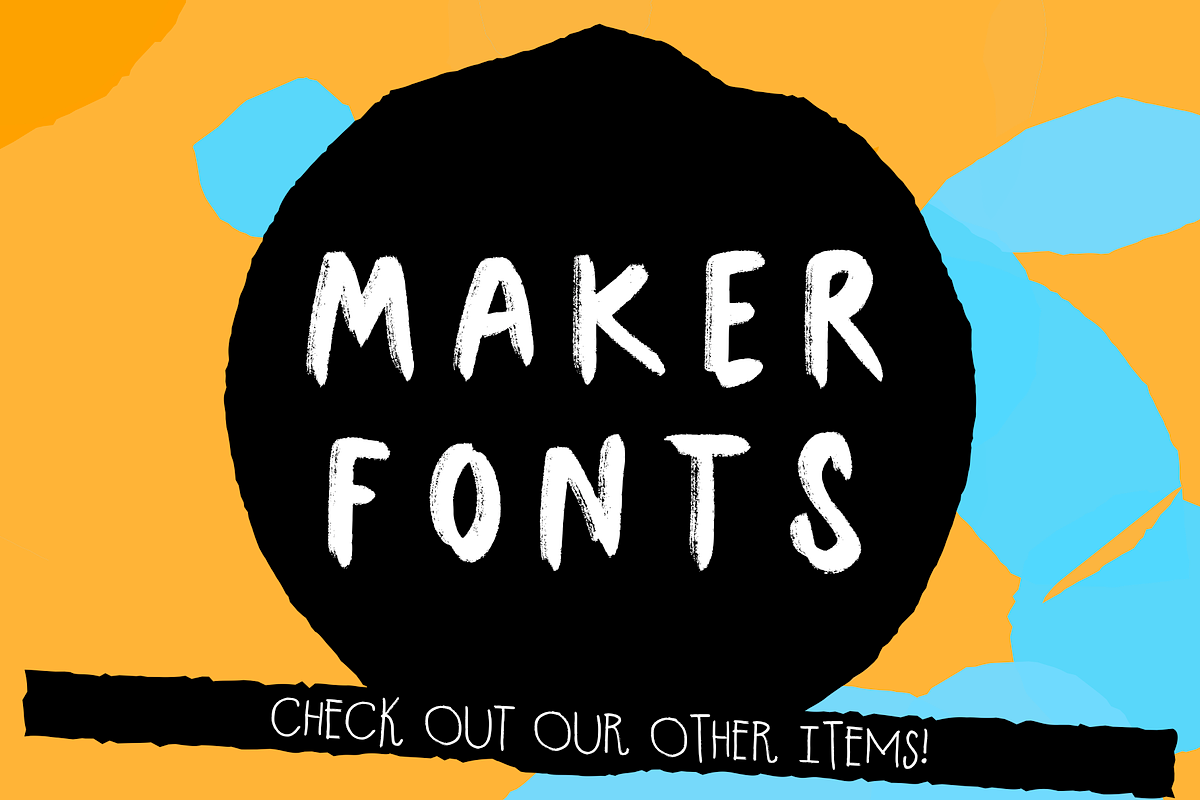 Baby Marmalade Handmade Font, a Handwritten Font by Maker Fonts (Photo 13 of 13)