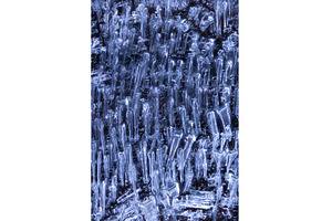 Frost Ice Crystals Formed on the, a Background Photo by Lukas Jonaitis SHOP