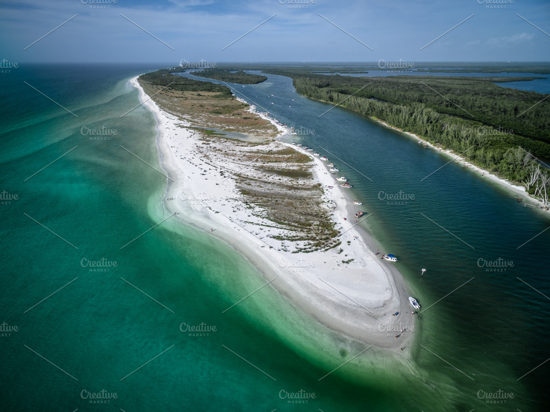 [aerial] keewaydin island featuring keeywaydin, island, and ocean, a Nature Photo by Andrew Schubert Visuals