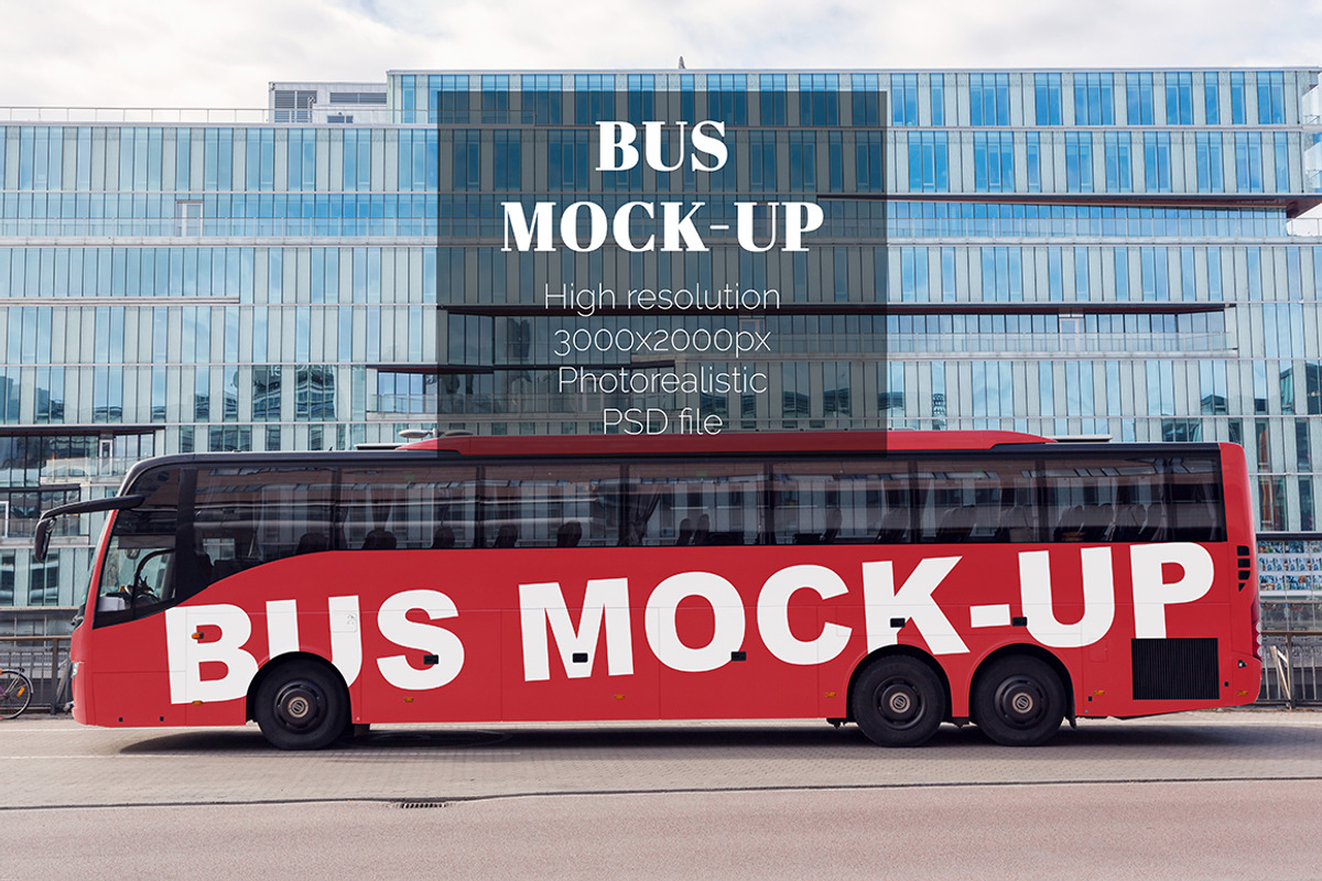 Bus Mock-up, an Advertising Mockup by The Art of Pics (Photo 1 of 2)