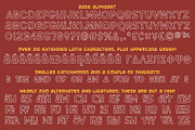 Tropical Punch: a fun retro font!, a Sans Serif Font by Missy Meyer (Thumbnail 7 of 7)
