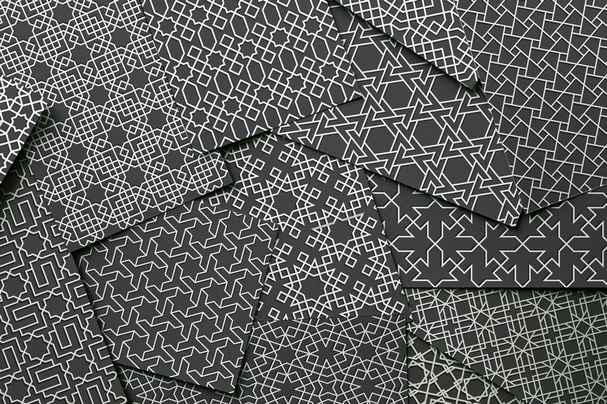 Islamic seamless patterns bundle, a Pattern Graphic by Yapanda (Photo 4 of 6)