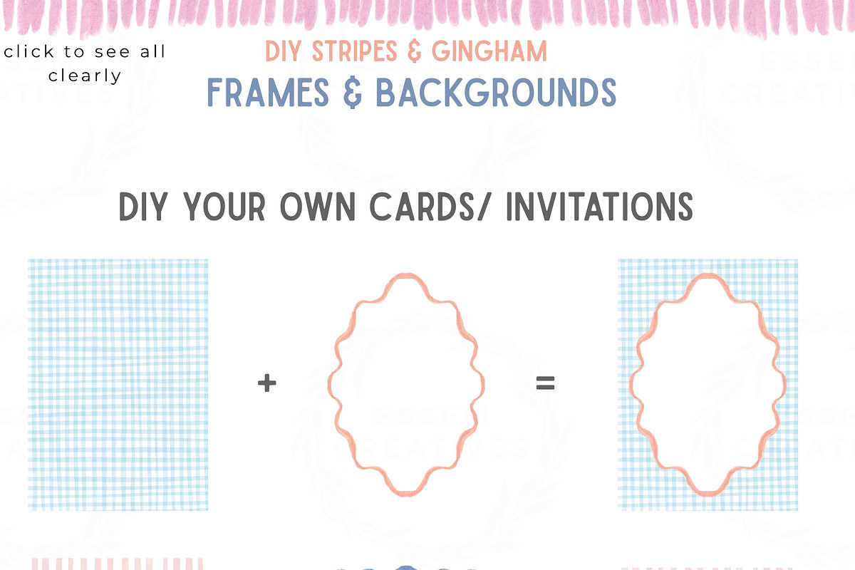 ULTIMATE Stripes & Wavy Frame Bundle, a Background Graphic by Essem Creatives (Photo 6 of 9)