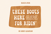 RUSTY SPUR by Abby Leighton, a Slab Serif Font by Abby Leighton Studio (Thumbnail 3 of 7)