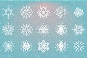 54 Vector Winter Snowflakes, an Illustration by BackYard Graphics Co. (Thumbnail 5 of 5)