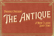 The Antique - A New Classic Serif, a Serif Font by Almarkhatype (Thumbnail 1 of 10)