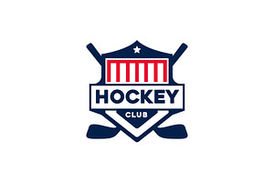 american hockey sport club logo, a Branding & Logo Template by funpixel