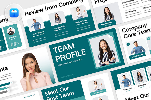 Team Profile Keynote preview 8