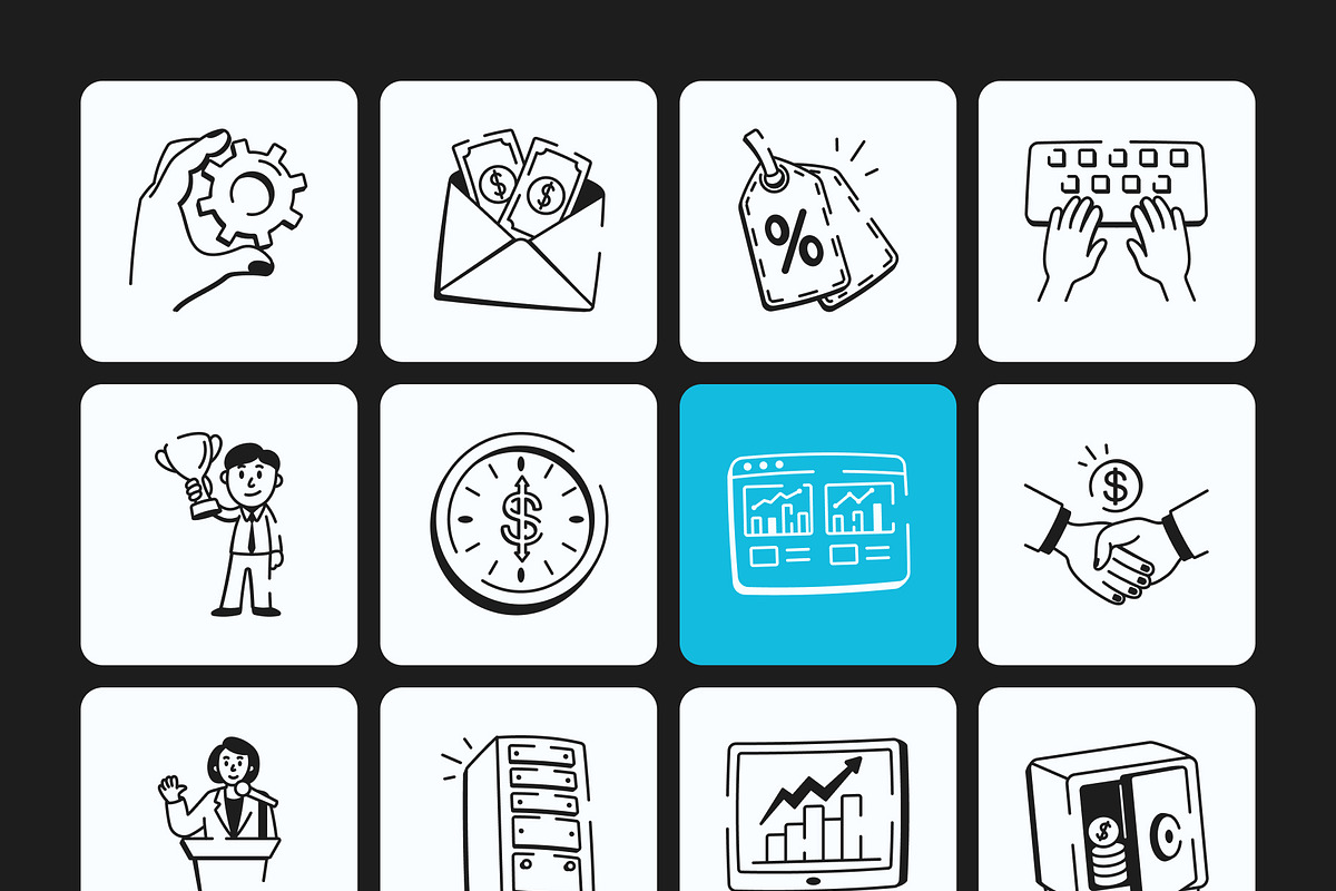 Corporate Doodle Art, an Outline Icon by Vectors Market (Photo 8 of 8)