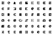 Set of letter E logo, a Branding & Logo Template by NataliiaVolyk (Thumbnail 2 of 3)