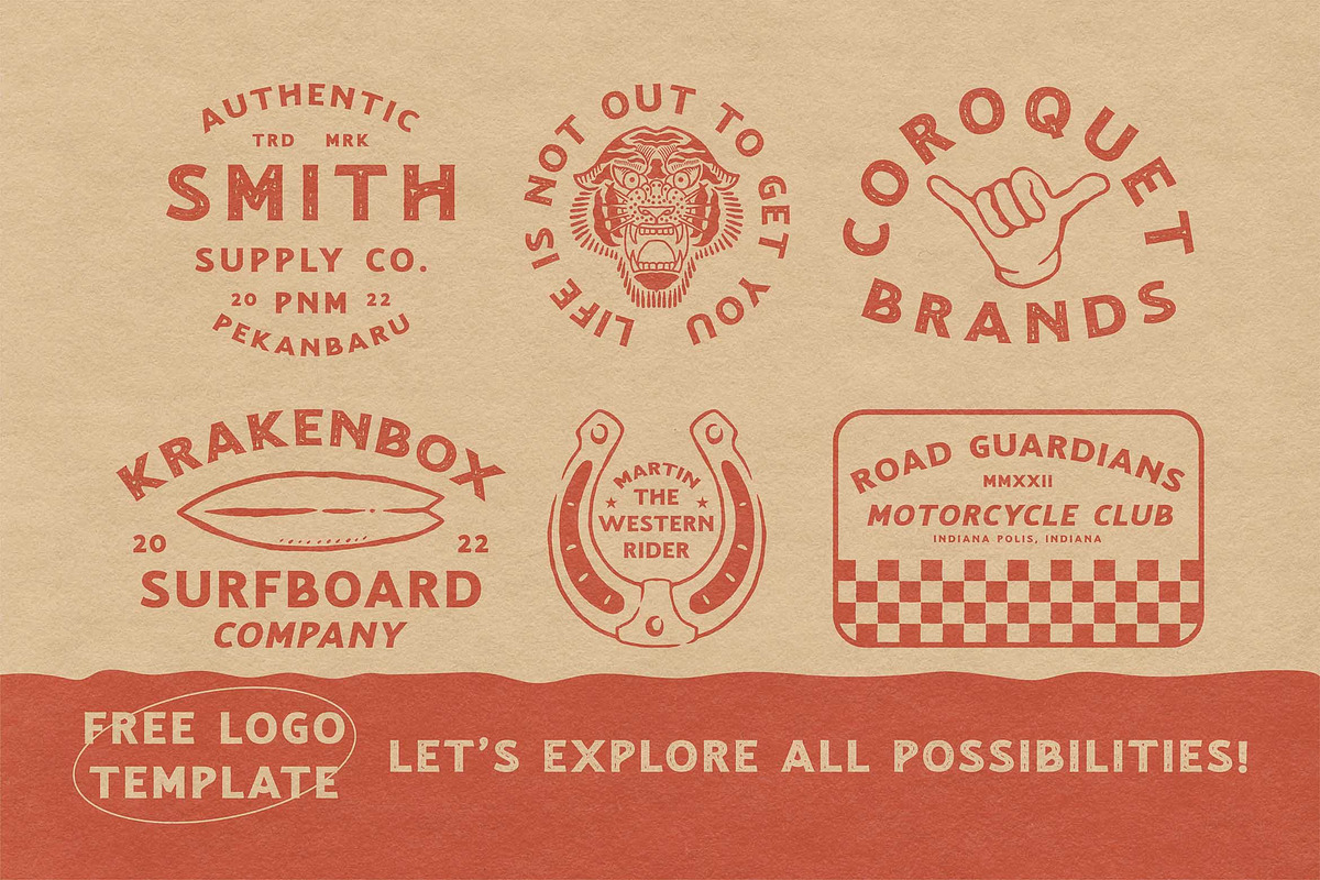 Rusty Rovers - Handdrawn Typeface, a Font by Krakenbox Studio (Photo 11 of 16)